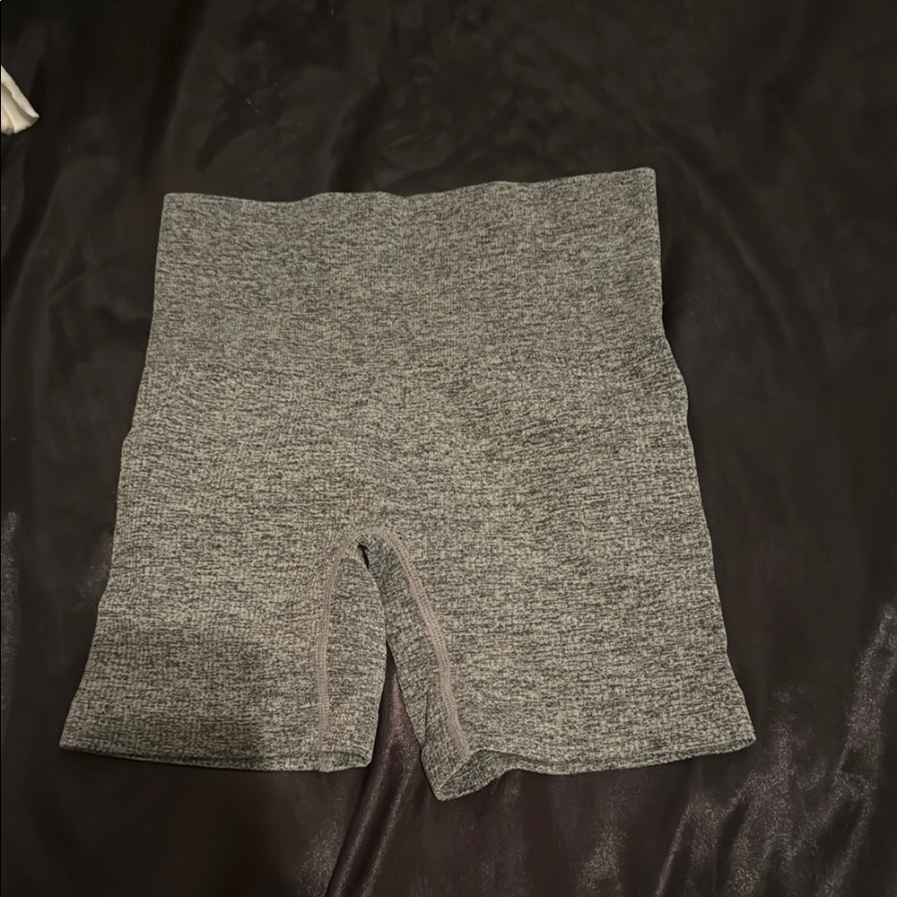 Colsie Gray Bike Shorts with Stretchy Fit and Wide Waistband